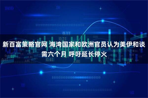 新百富策略官网 海湾国家和欧洲官员认为美伊和谈需六个月 呼吁延长停火